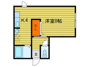 ＯＭレジデンス北17条の物件間取画像